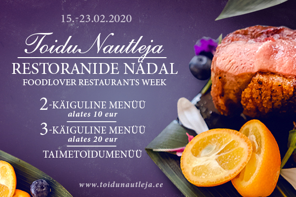 Restoranide Nädal on lõppenud!